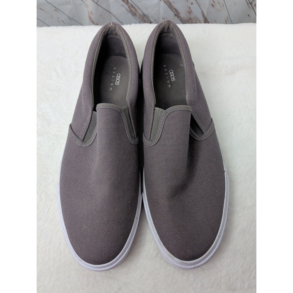 Asos‎ Grey Slip On Sneakers